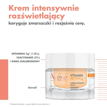 Avene Vitamin Activ Cg, crema iluminadora intensiva, 50 ml
