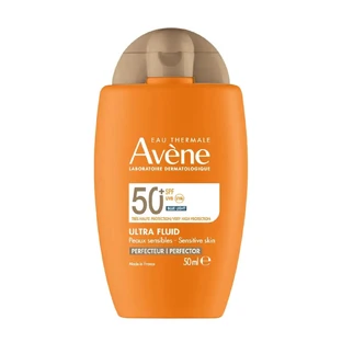 Avene Ultra Fluid Perfector, gezichtszonnebrandcrème, gevoelige huid, SPF 50+, 50 ml