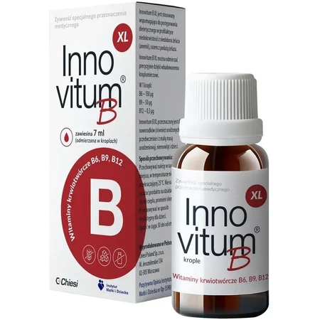Innovitum B XL, suspensión para niños y bebés, gotas, 7 ml