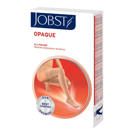 Jobst Opaque, medias de compresión, CCL2, puntera cerrada, talla 3, natural