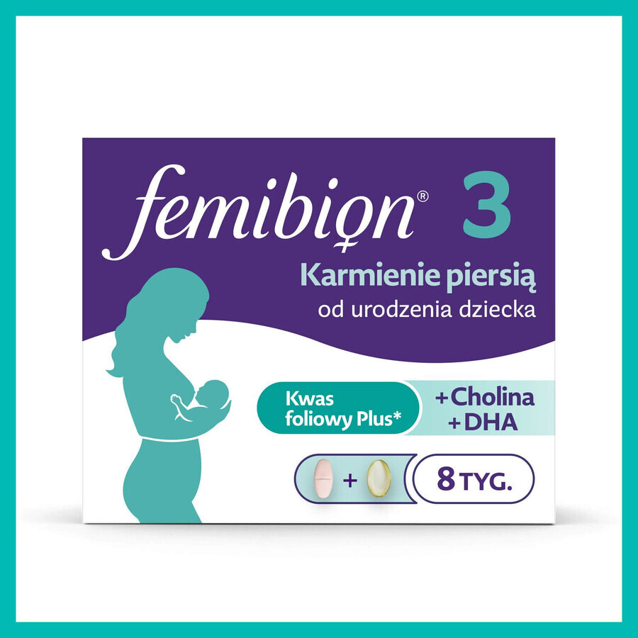 Femibion ​​3 Breastfeeding, 56 tablets + 56 capsules