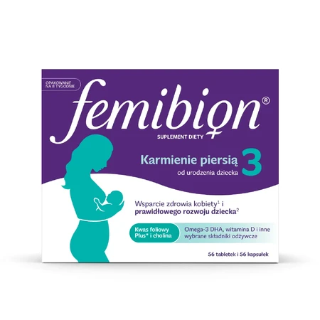 Femibion ​​3 Lactancia Materna, 56 comprimidos + 56 cápsulas