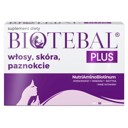 Biotebal Plus Haare, Haut, Nägel, 30 Tabletten + 10 Tabletten gratis