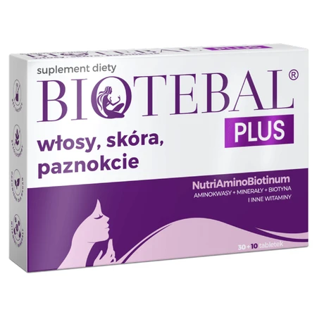 Biotebal Plus Haare, Haut, Nägel, 30 Tabletten + 10 Tabletten gratis