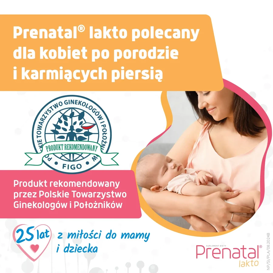 Prenatal Lakto, 30 harde capsules + 30 zachte capsules