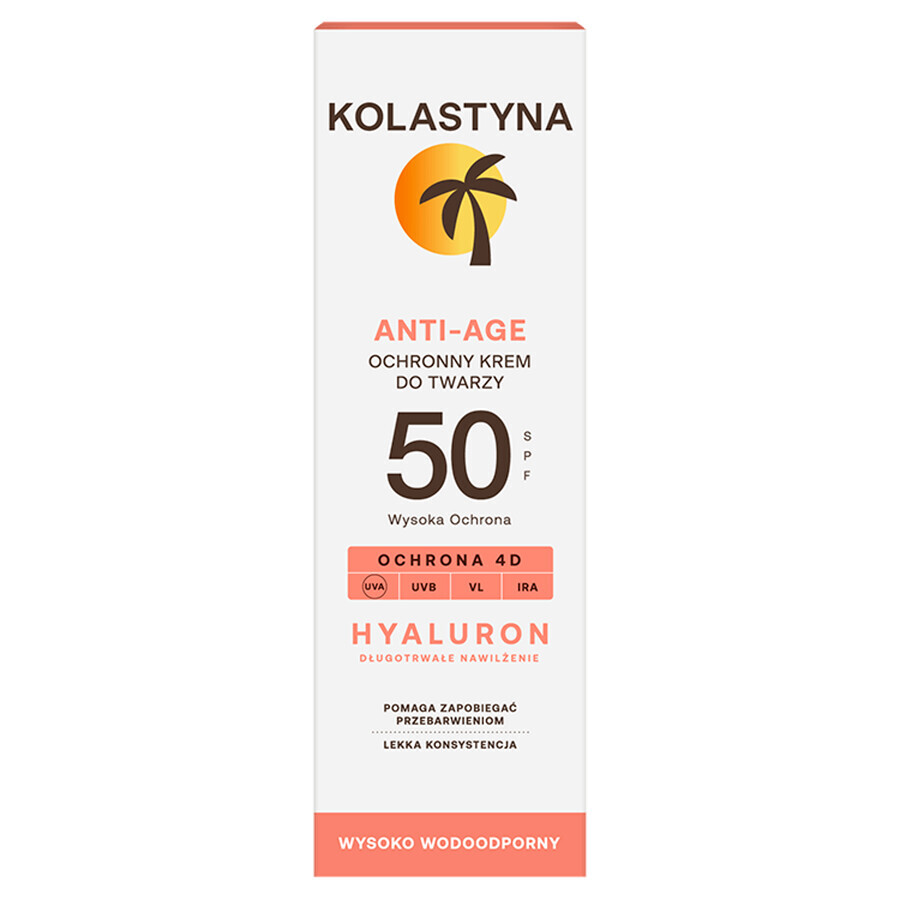 Cumpără Kolastyna, cremă de față anti-îmbătrânire, SPF 50, 50 ml Kolastyna, cremă de față anti-îmbătrânire, SPF 50, 50 ml
