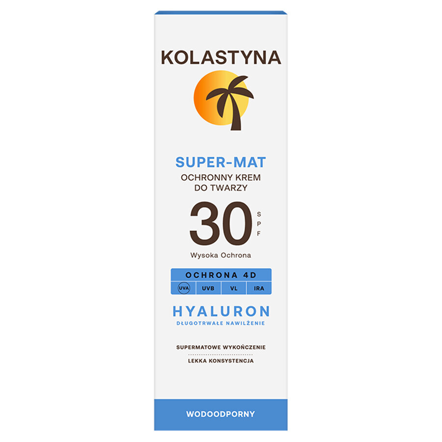 Acquista Kolastyna, crema viso protettiva super-mat, SPF 30, 50 ml Kolastyna, crema viso protettiva super-mat, SPF 30, 50 ml