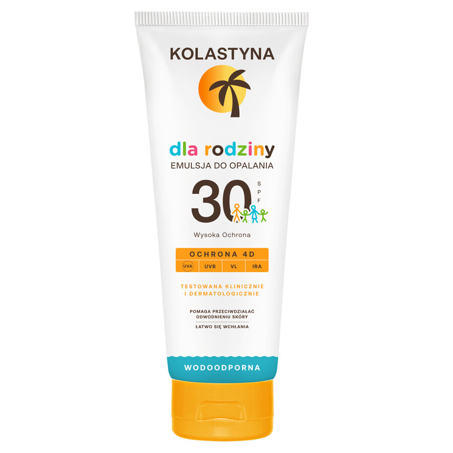 Acquista Kolastyna Family, emulsione solare, per bambini e adulti, SPF 30, 250 ml Kolastyna Family, emulsione solare, per bambini e adulti, SPF 30, 250 ml