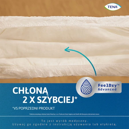 Tena Pants ProSkin, braga absorbente, talla M, 80-110 cm, Maxi, 10 unidades