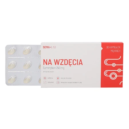 SEMA Lab For flatulence 240 mg, 30 softgels