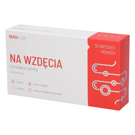 SEMA Lab For flatulence 240 mg, 30 softgels