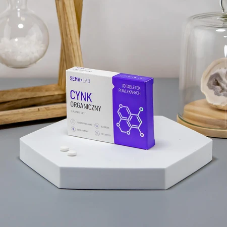 SEMA Lab Zinc orgánico, 30 comprimidos recubiertos con película