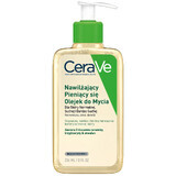 CeraVe, aceite espumoso hidratante con ceramidas para el lavado, 236 ml