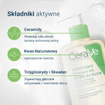 CeraVe, aceite espumoso hidratante con ceramidas para el lavado, 236 ml