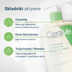 CeraVe, moisturizing foaming oil with ceramides for washing, 473 ml