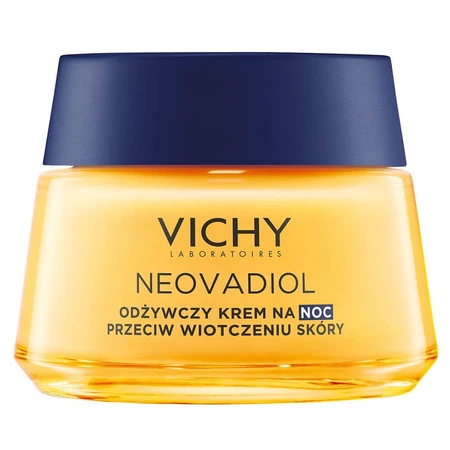 Vichy Neovadiol Post-Menopausia, crema de noche regeneradora contra la flacidez de la piel, 50 ml
