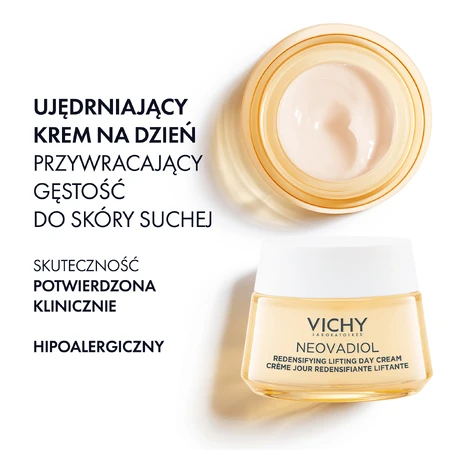 Vichy Neovadiol Peri-Menopause, crème de jour raffermissante pour restaurer la densité, peau sèche, 50 ml
