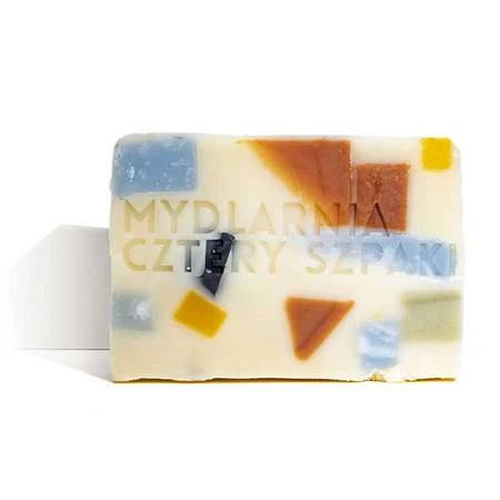 Cztery Szpaki, waste-free natural soap, terrazzo, 110 g
