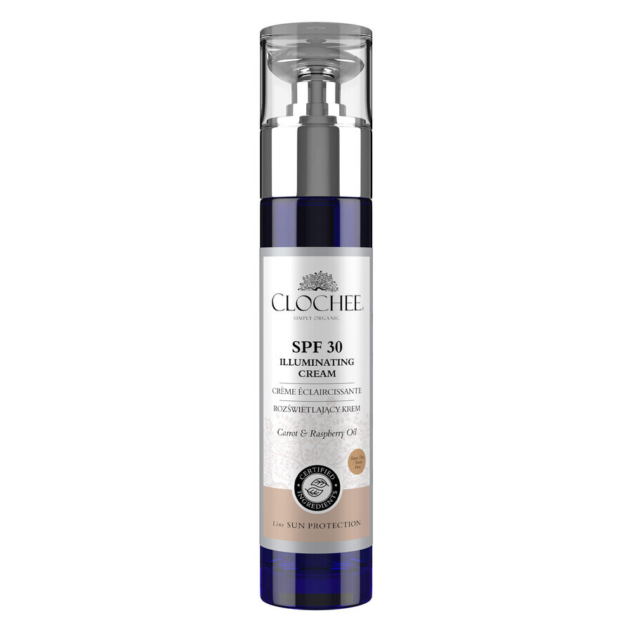 Acquista Clochee Simply Organic, crema viso illuminante, SPF 30, 50 ml Clochee Simply Organic, crema viso illuminante, SPF 30, 50 ml