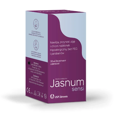 Jasnum Sensi, intieme gel, 50 ml