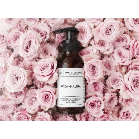 Ministry of Good Soap, hydrophiles Abschmink- und Gesichtswaschöl, Rose, Himbeere, 140 ml