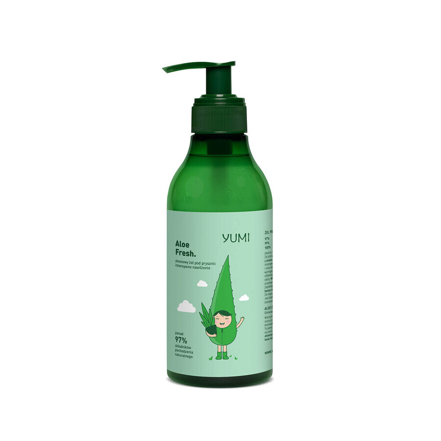 Yumi Aloe Fresh, gel de ducha de aloe, 400 ml
