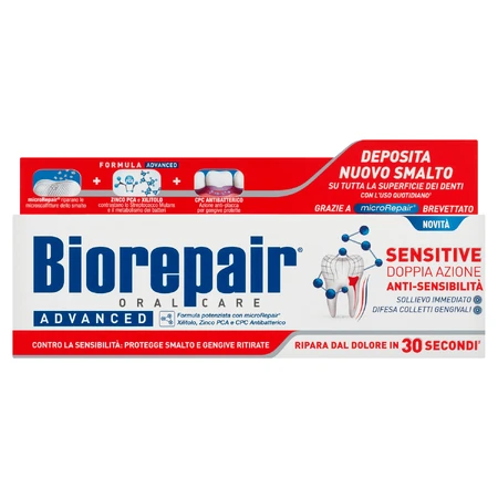 Biorepair Peribioma, tandpasta, bescherming van het tandvlees, fluoridevrij, 75 ml