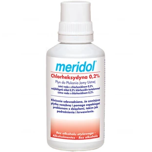 Meridol Chloorhexidine 0,2%, mondspoeling, alcoholvrij, 300 ml