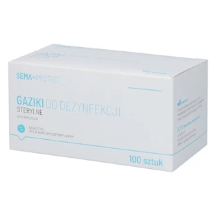 SEMA Protect, Desinfektionstupfer, 100 Stück.