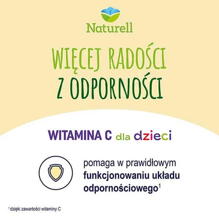 Naturell Vitamine C voor kinderen 50 mg, vlierbessen- en appelsmaak, 60 kauwtabletten
