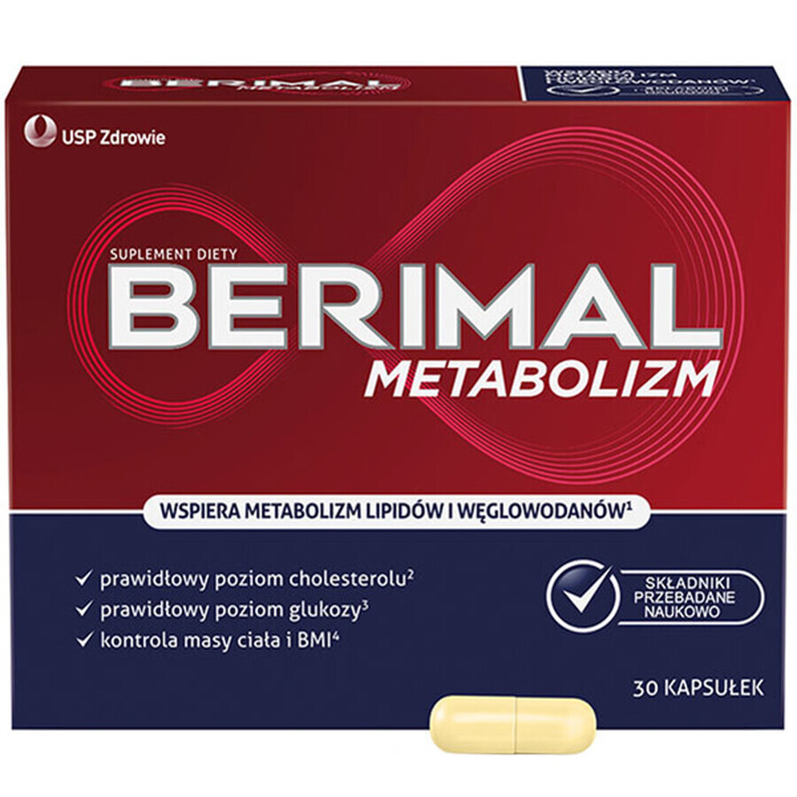 Berimal Metabolism, 30 capsules