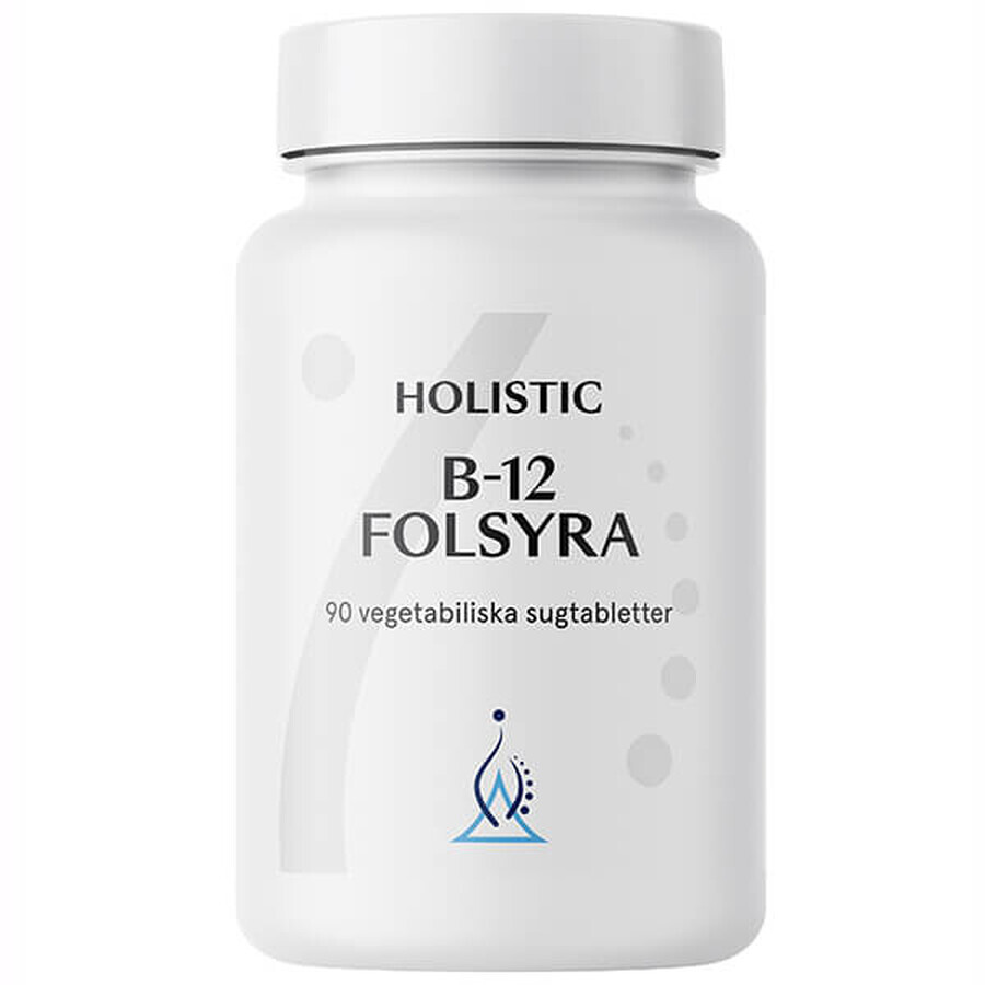 Shop Holistic B-12 Folsyra, 90 Lutschtabletten Holistic B-12 Folsyra, 90 Lutschtabletten