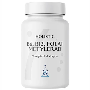 Holistic B6, B12, Folate Metylerad, 60 gélules