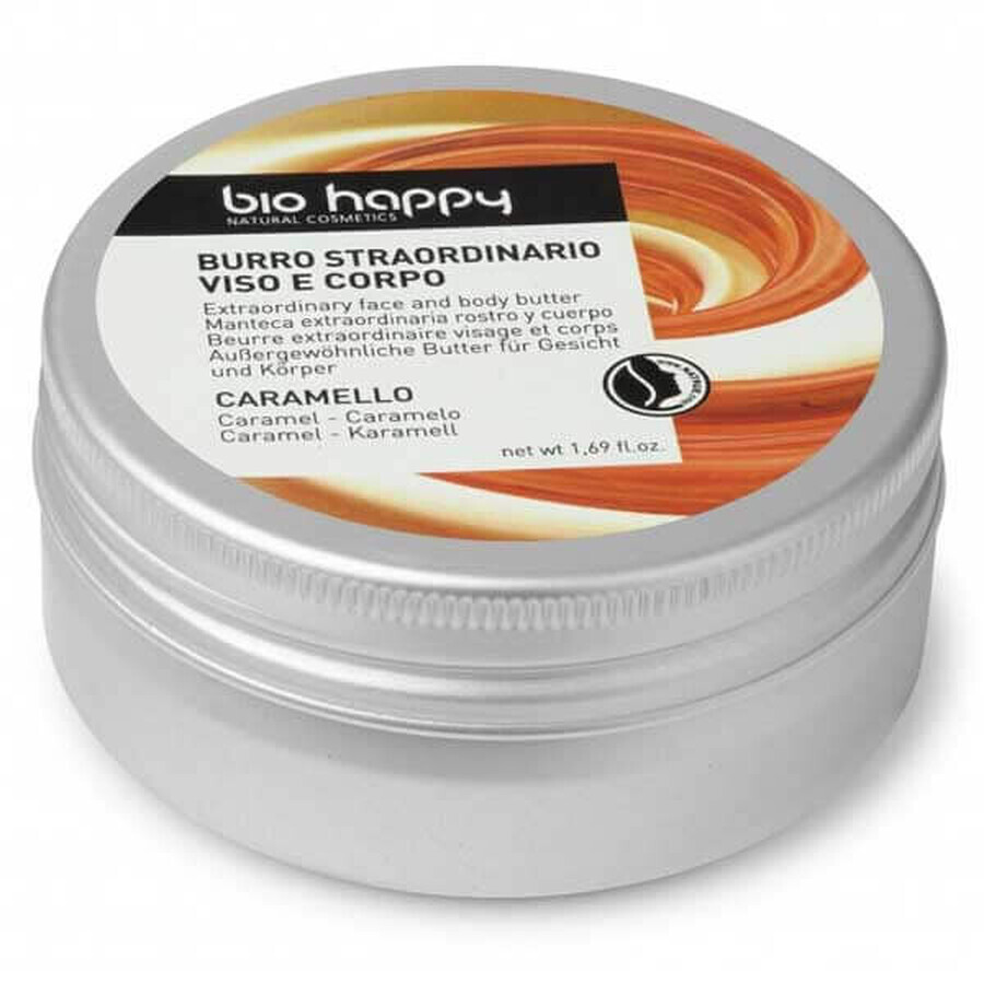 Buy Bio Happy restoring face and body butter, caramel, 50 ml Bio Happy restoring face and body butter, caramel, 50 ml
