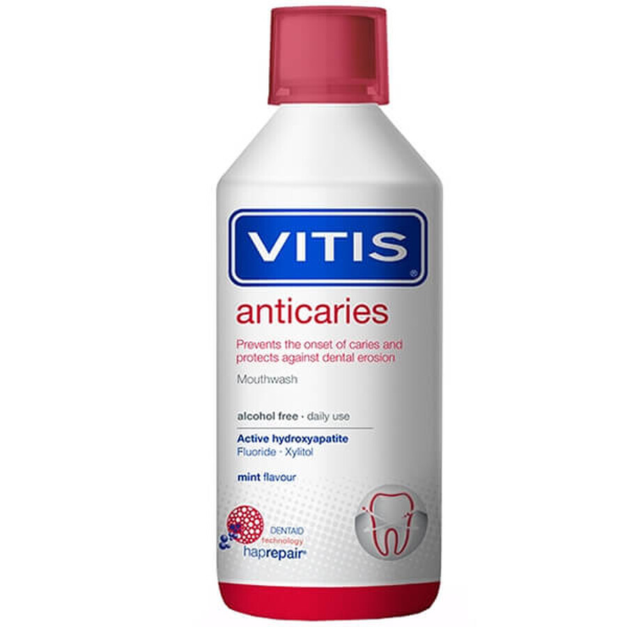 Winkel op Vitis Anticaries, mondwater, muntsmaak, 500 ml Vitis Anticaries, mondwater, muntsmaak, 500 ml