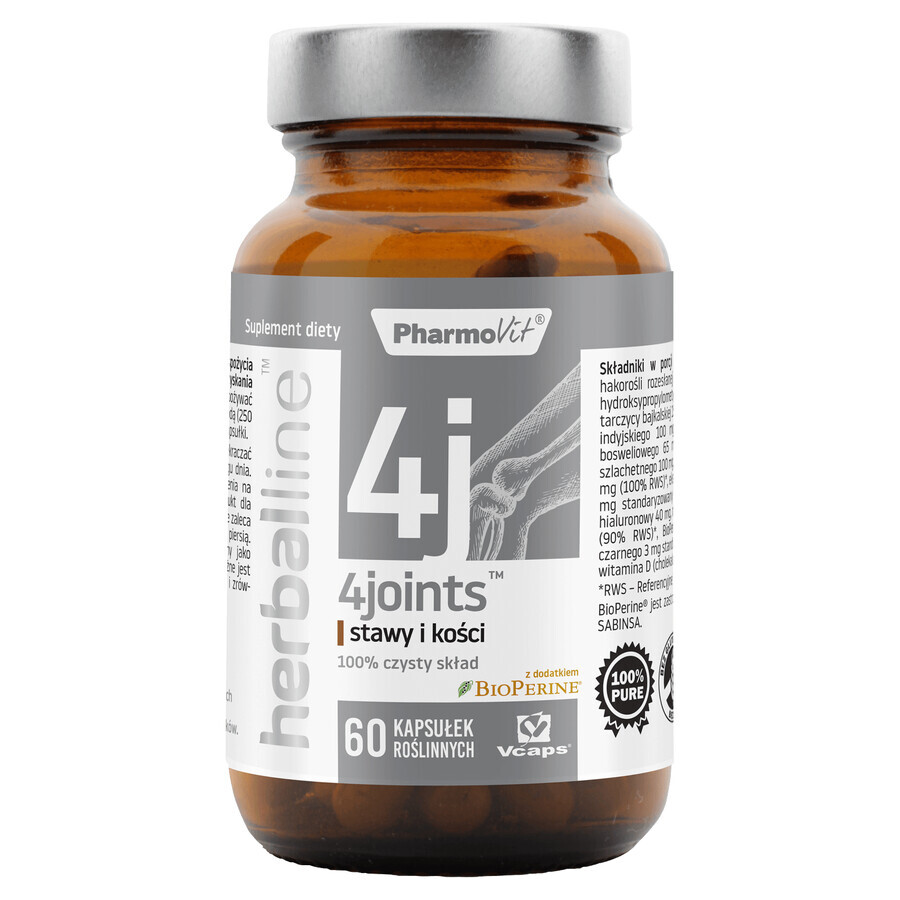 Shop PharmoVit HerbalLine 4Joints Gelenke und Knochen, 60 pflanzliche Kapseln PharmoVit HerbalLine 4Joints Gelenke und Knochen, 60 pflanzliche Kapseln