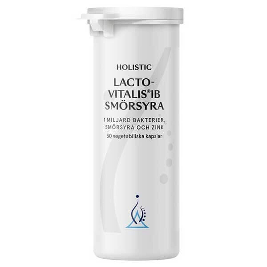 Boutique Holistic LactoVitalis IB Acide Butyrique, 30 gélules végétales Holistic LactoVitalis IB Acide Butyrique, 30 gélules végétales