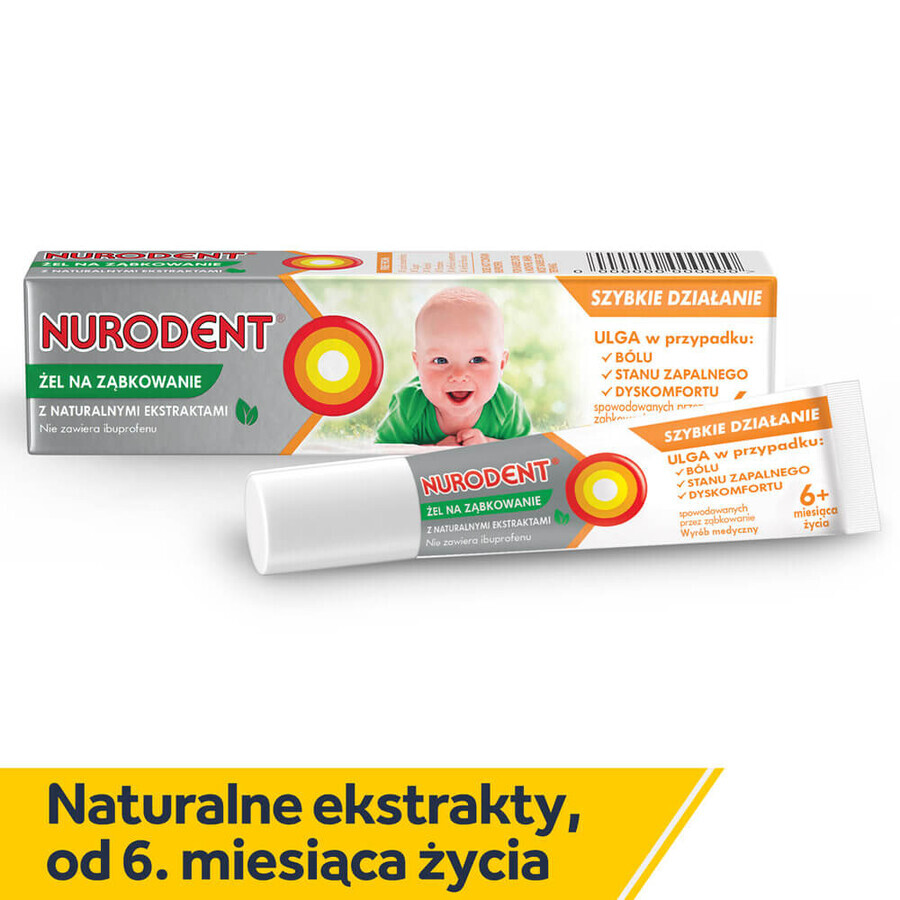 Nurodent, teething gel, 15 ml