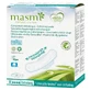 Masmi Natural Cotton, compresas sanitarias de algodón orgánico, con alas, extralargas y ultrafinas, Extralargas, 8 piezas