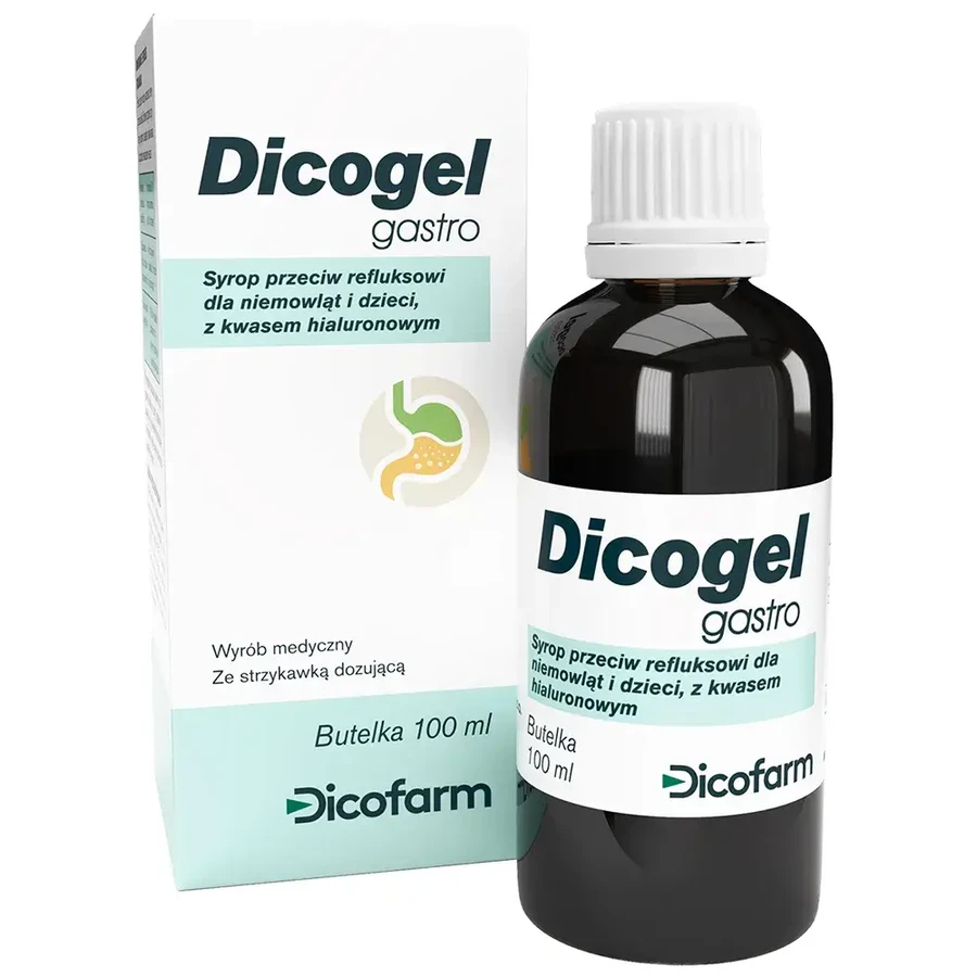 Dicogel Gastro, jarabe antirreflujo, para bebés y niños, 100 ml