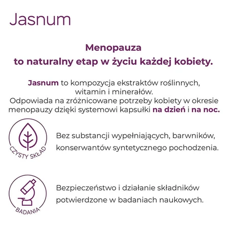 Jasnum, 30 capsules day + 30 capsules night