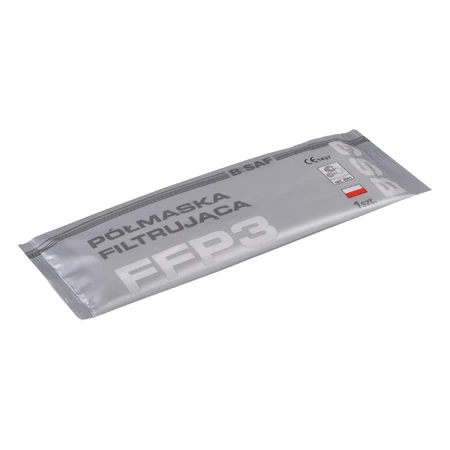 Bisaf BS3, half mask half mask, 6 layers, class FFP3, 1 pc