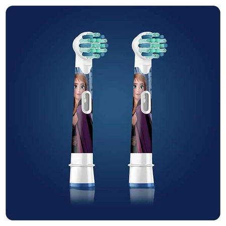 Oral-B Kids Stages Power, embouts de brosse à dents électrique, Frozen EB10s-2, plus de 3 ans, ultra doux, 2 pièces