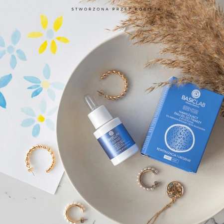 BasicLab Esteticus, hydraterende emoe-gel voor het gezicht met ectoïne 4%, revitaliserend en verzachtend, 30 ml