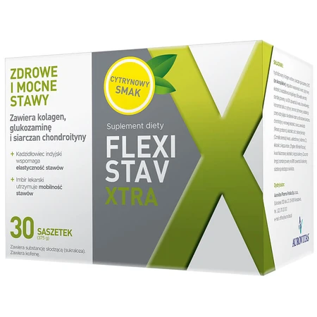 FlexiStav Xtra pack, lemon flavor, 2 x 30 sachets