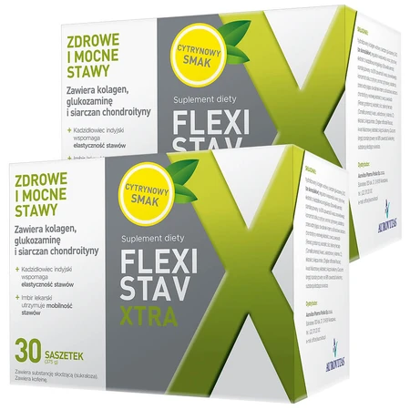 FlexiStav Xtra pack, lemon flavor, 2 x 30 sachets