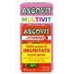 Pack Ascovit Multivit go&#251;t framboise, 60 comprim&#233;s + Ascovit Vitamine C go&#251;t fraise, 20 comprim&#233;s, Omega Pharma