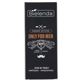 Bielenda Only For Men Barber Edition, moisturizing and energizing cream, 50 ml