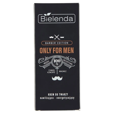 Bielenda Only For Men Barber Edition, moisturizing and energizing cream, 50 ml
