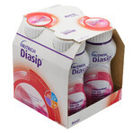 Diasip, nutritional preparation for diabetics, strawberry flavor, 4 x 200 ml Diasip, nutritional preparation for diabetics, strawberry flavor, 4 x 200 ml